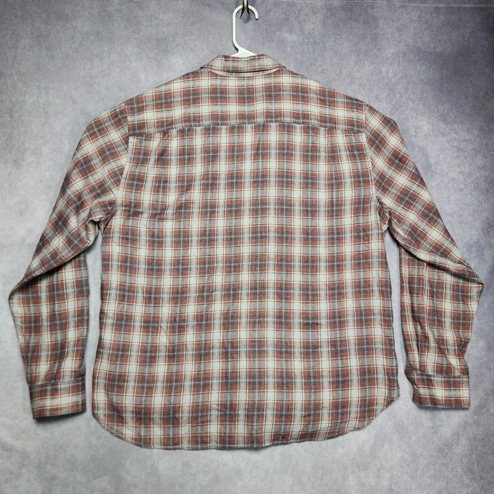 Lucky Brand Mens Plaid‎ Flannel Classic Fit Long Sleeve Shirt XL Lightweight